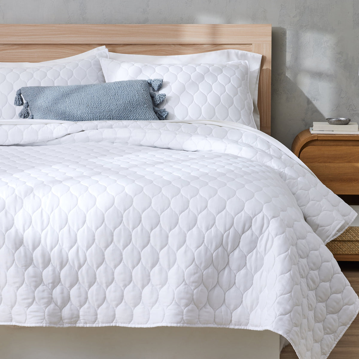 Velmora™ Tencel Quilt, White, King, All-Ages
