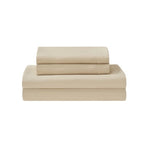 Velmora™ Bed in a Bag Bedding Set, 7 Piece, King, Beige Stripe