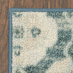Velmora™ Patchwork Loop Print Blue Green Indoor Area Rug, 5' x 7'