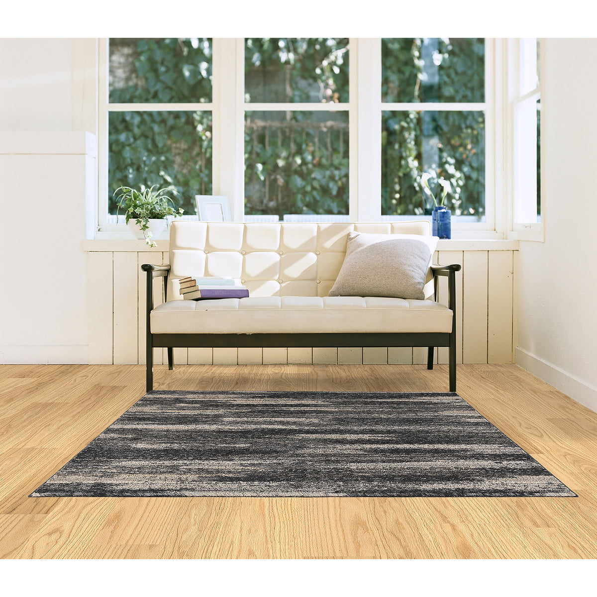 Velmora™ Jasper Gray Abstract Indoor Area Rug, 5 ft x 7 ft