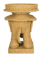 Velmora™ Balford Elephant Storage Accent Table with Tray Top, Natural
