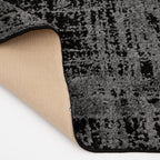 Velmora™ 60"x79" Black and Gray Abstract Indoor Area Rug