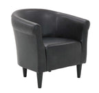 Velmora™ Marlee Barrel Accent Chair, Sedona Black
