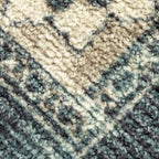 Velmora™ Distressed Vintage Persian Indoor Area Rug, Blue, 5 ft x 7 ft
