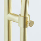 Velmora™ 1-Light Modern Adjustable Brass Floor Lamp Gold