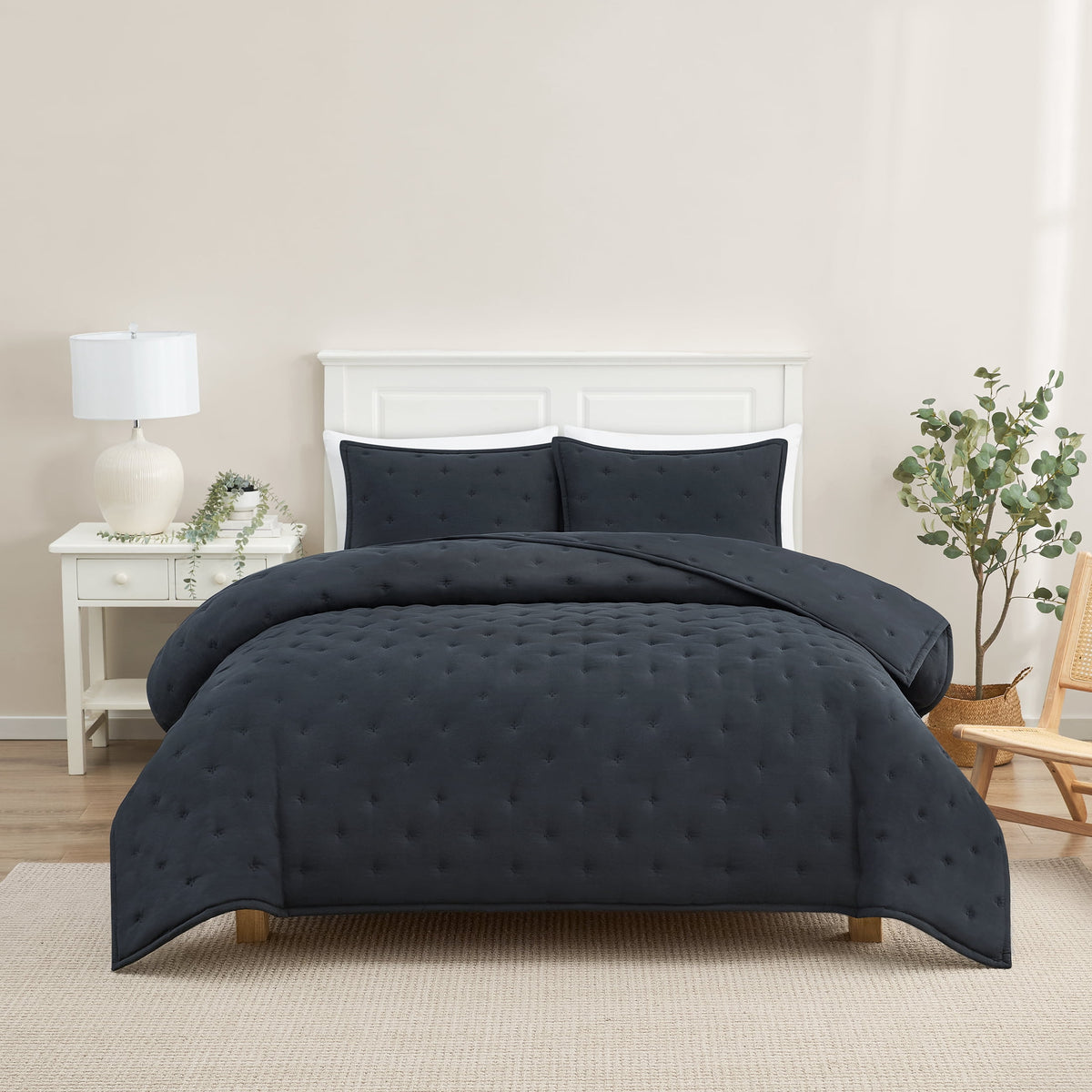 Velmora™ Full/Queen Comforter Set, All-Season, 3-Piece, Pink