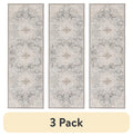 Velmora™ (3 pack) 20" x 60" Persian Medallion Indoor Runner Rug