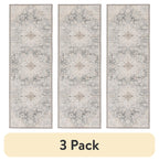 Velmora™ (3 pack) 20" x 60" Persian Medallion Indoor Runner Rug