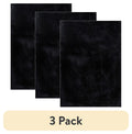 Velmora™ Grey Faux Fur Area Rug, Non-Skid, 30 in x 46 in