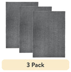 Velmora™ (3 pack) Traditional Gray Shag Indoor Area Rug, 5 ft x 7 ft