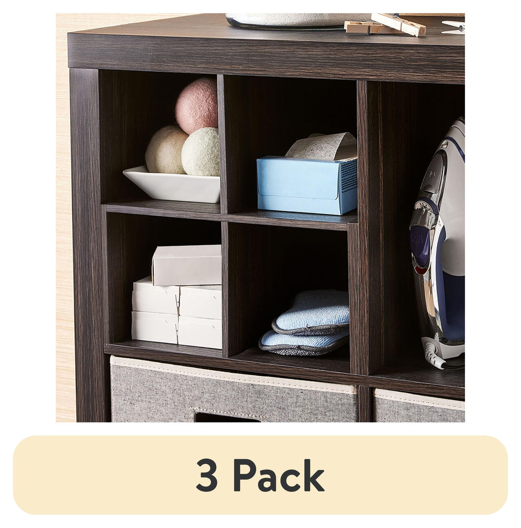 Velmora™ (4 pack) Quad Shelf Insert for Cube Organizers, White Texture