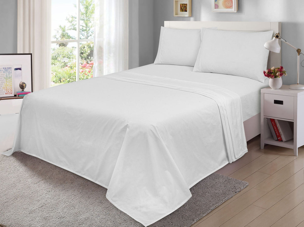 Velmora™ 300 Thread Count Easy Care Sheet Set, Full, Blue Cove