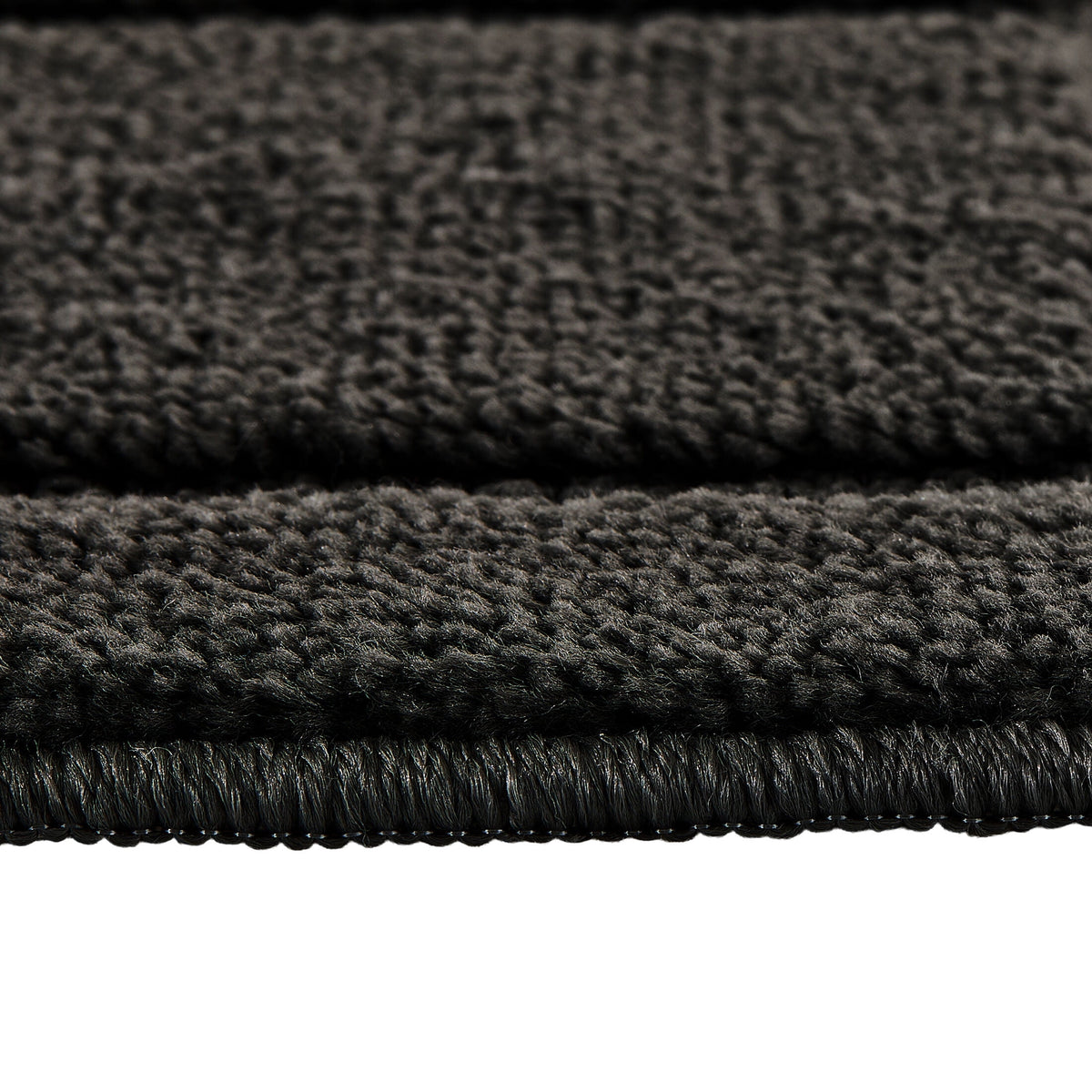 Velmora™ Solid High Low Tufted Grid Dark Gray Indoor Area Rug, 5' x 7'