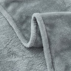 Velmora™ Super Soft Plush Bed Blanket, Gray, King Size, 102 x 90 in