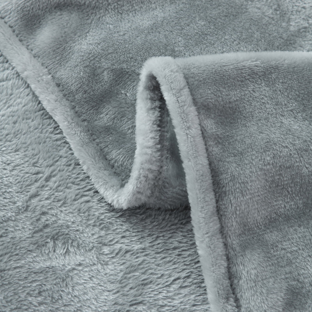 Velmora™ Super Soft Plush Bed Blanket, Gray, King Size, 102 x 90 in