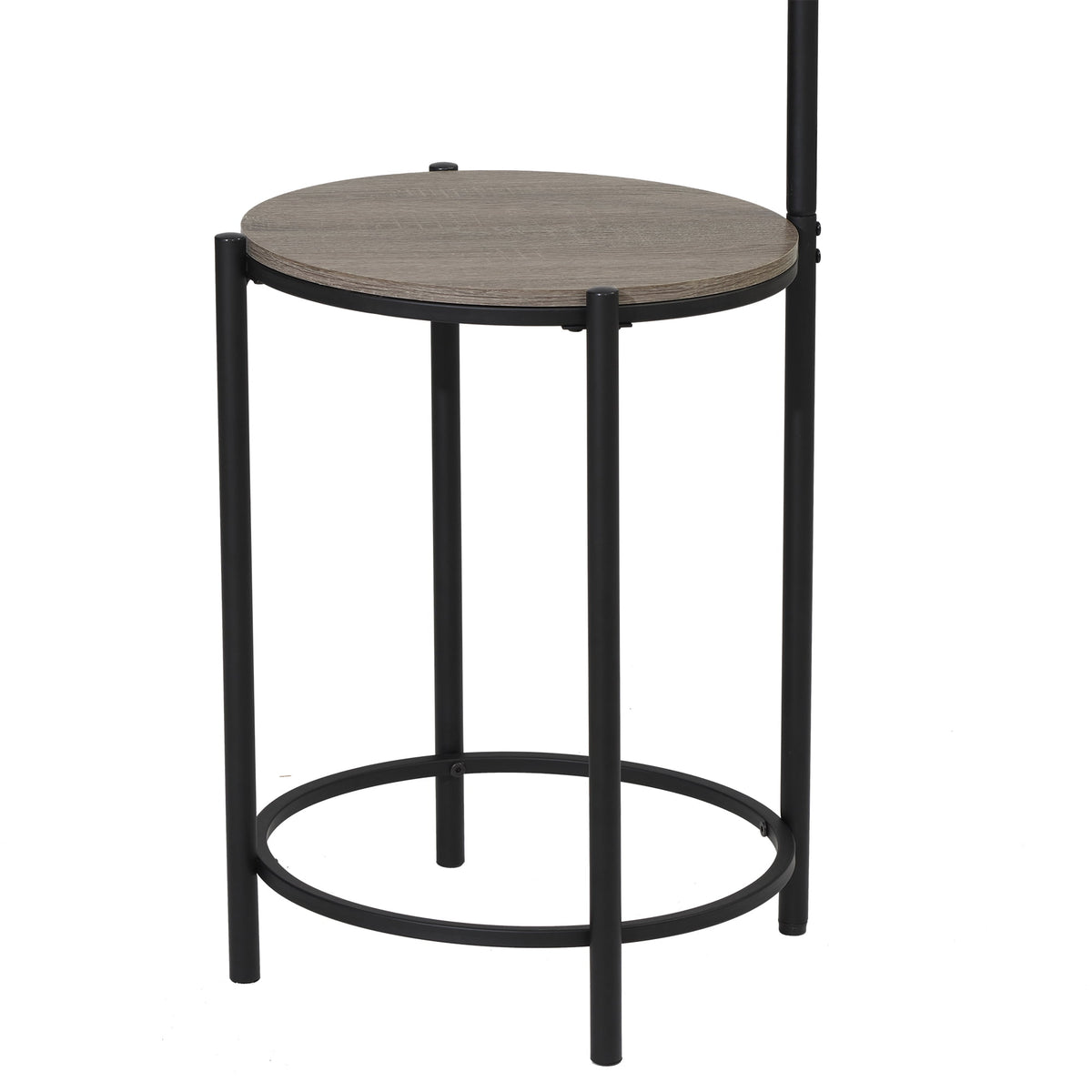 Velmora™ 54-inch Mid-Century Style Floor Lamp, with Faux Wood Finished Table