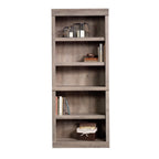 Velmora™ Glendale 5 Shelf Bookcase, Rustic Gray Finish