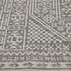 Velmora™ 8 ft 5 in x 13 ft Grey Medallion Outdoor Area Rug