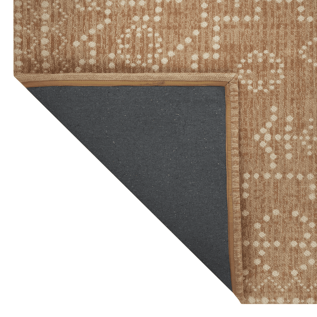 Velmora™ Rust Tapestry Dot Medallion Indoor Area Rug, 8 ft 9 in x 12 ft