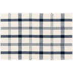 Velmora™ (3 pack) Blue Plaid Outdoor Layering Rug, 24 in x 36 in