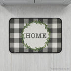Velmora™ (4 pack) Buffalo Check Home Kitchen Rug - 20" x 30" - 65% Polypropylene/ 35% Polyester - Grey