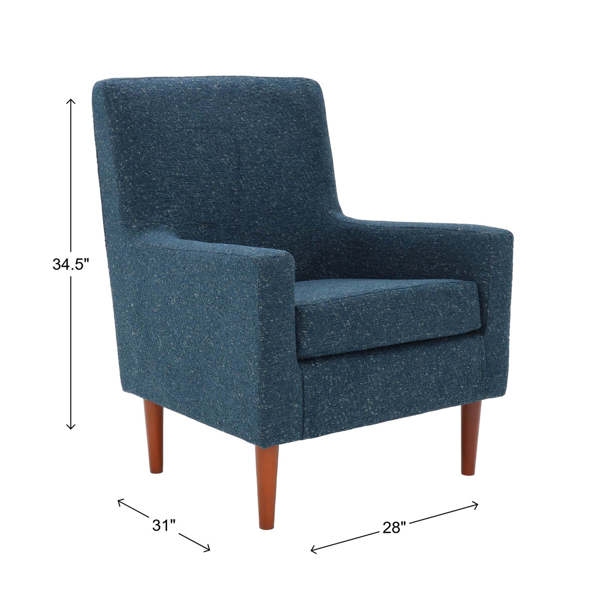 Velmora™ Emma Accent Chair, Newlyn Denim