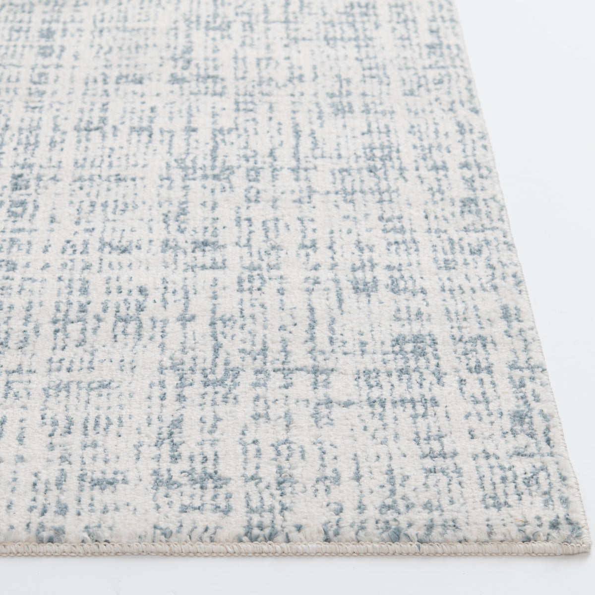 Velmora™ 7 ft 6 in x 9 ft 6 in Ivory and Blue Plaid Indoor Area Rug