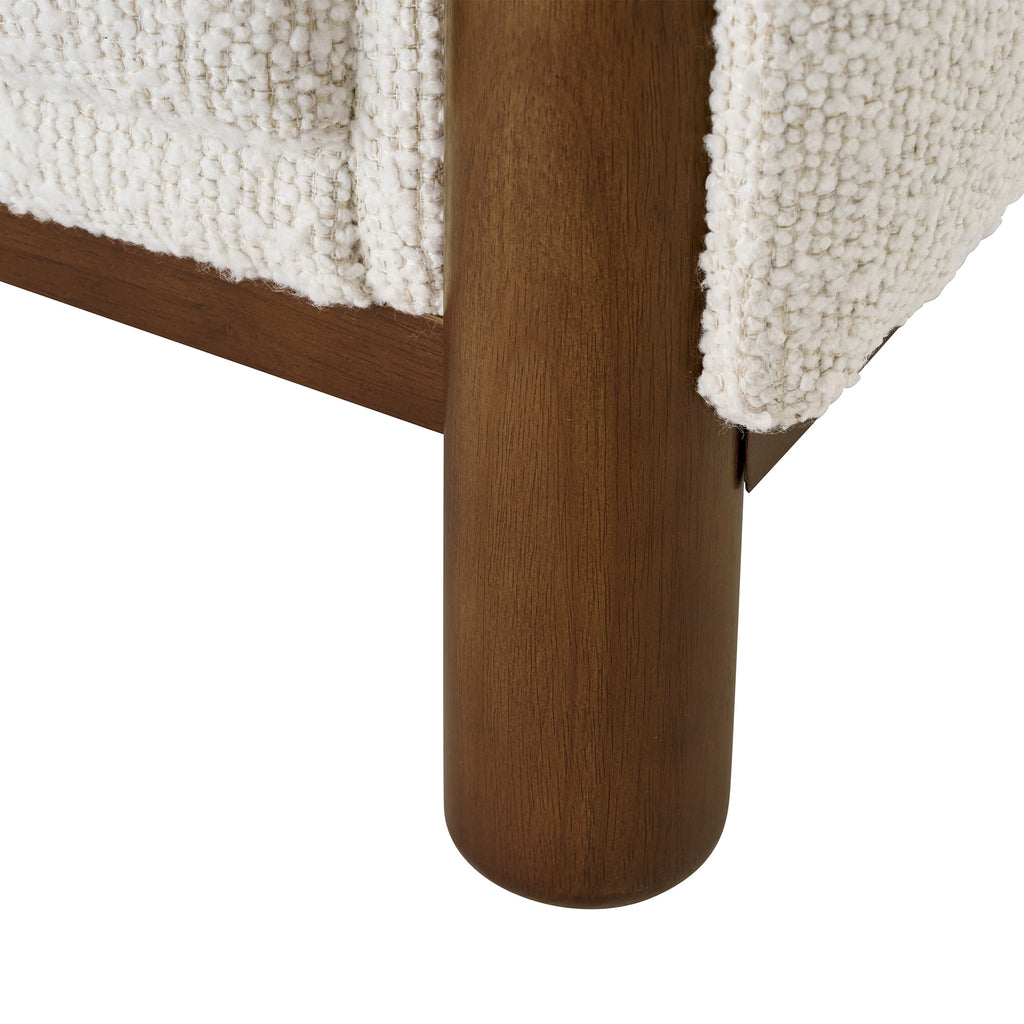 Velmora™ Adlin Accent Chair, Cream Boucle