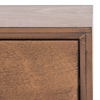 Velmora™ Mozart Mid-Century 2 Drawer Coffee Table, Brown