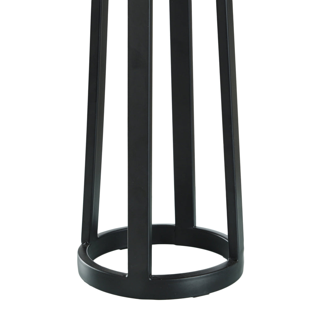 Velmora™ Modern Matte Black Table Lamp with Classic Drum Shade