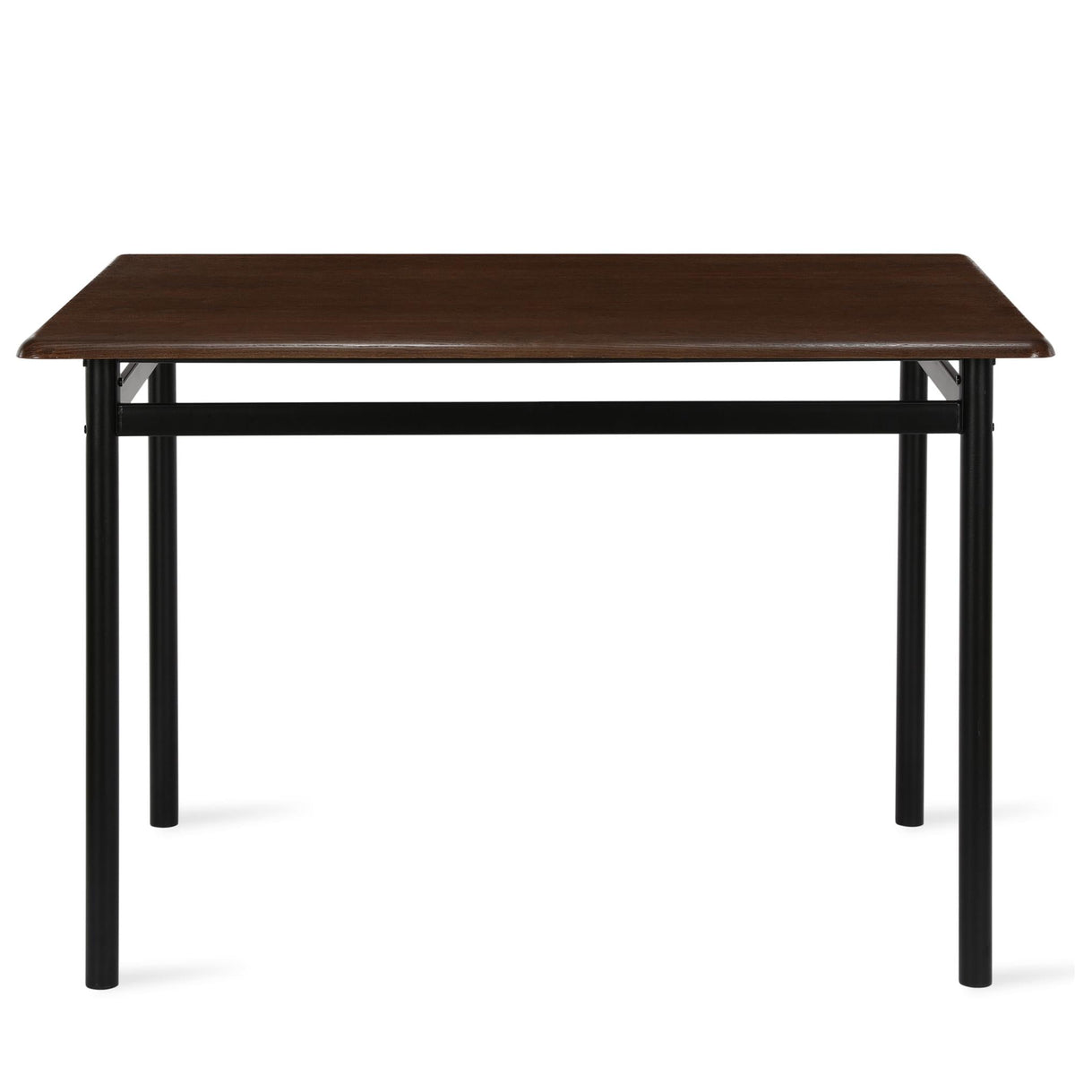 Velmora™ 5-Piece Wood & Metal Dining Room Set, Seats 4, Canyon Walnut & Black