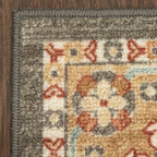 Velmora™ Persian Border Medallion Indoor Area Rug, Rust Brown, 5 ft x 7 ft