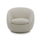 Velmora™ Mira Swivel Accent Chair, Cream