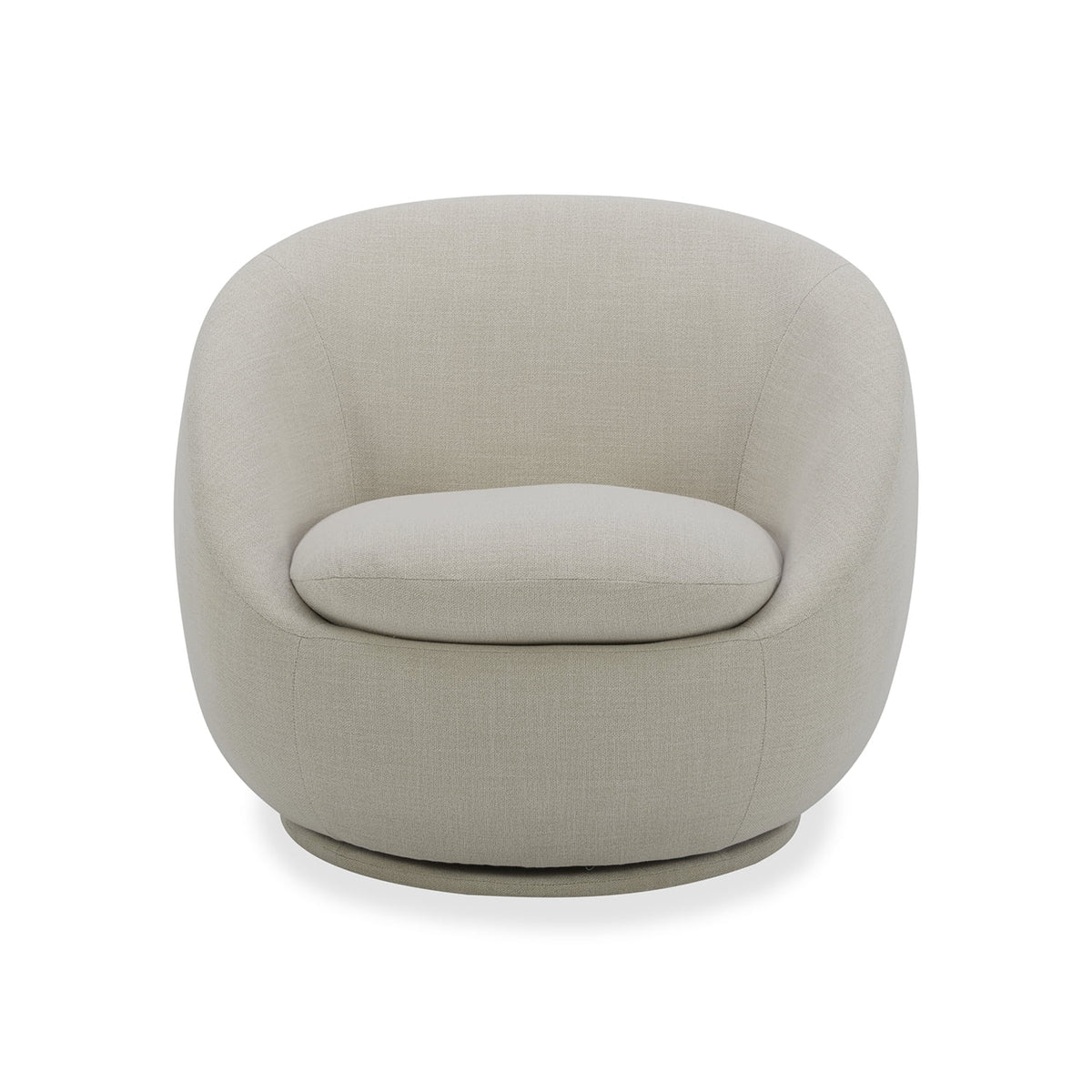 Velmora™ Mira Swivel Accent Chair, Cream
