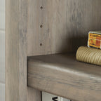 Velmora™ Glendale 5 Shelf Bookcase, Rustic Gray Finish