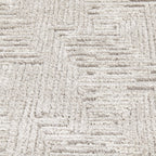 Velmora™ 5' x 7' Gray Geometric Block Hi Low Area Rug
