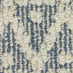 Velmora™ Traditional Blue Diamond High Low Loop Indoor Area Rug, 4' x 5'4"