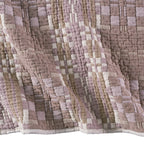 Velmora™ Ivory Modern Mosaic Cotton Matelasse Reversible Quilt, King