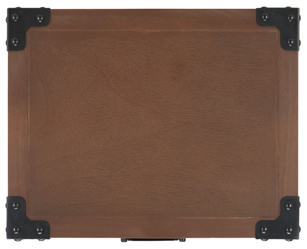 Velmora™ Dunstan Rustic Accent Table With Storage Drawer, Washed Natural Pine