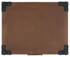 Velmora™ Dunstan Rustic Accent Table With Storage Drawer, Washed Natural Pine