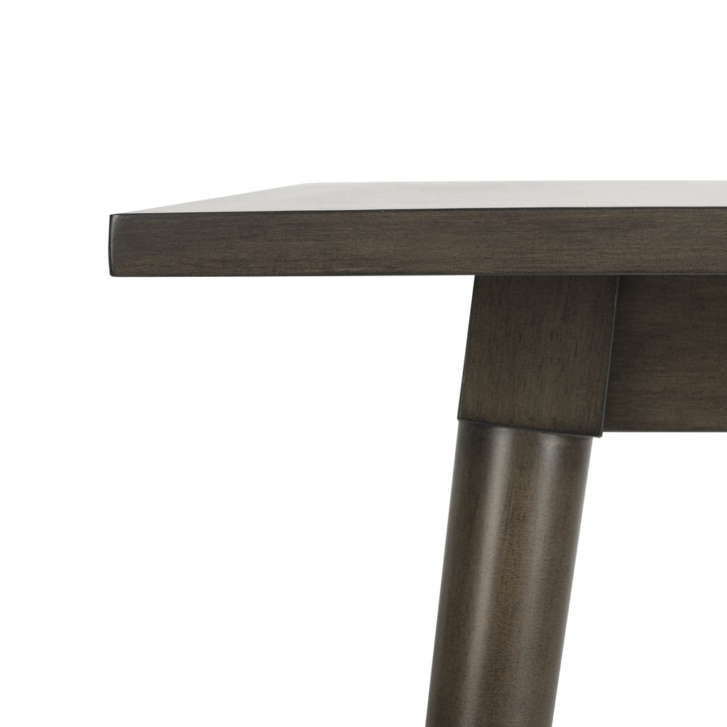 Velmora™ Simone Traditional Solid Square Dining Table, Dark Walnut