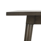 Velmora™ Simone Traditional Solid Square Dining Table, Dark Walnut