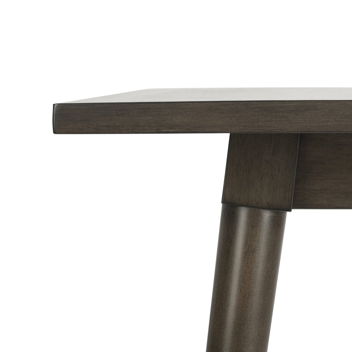 Velmora™ Simone Traditional Solid Square Dining Table, Dark Walnut