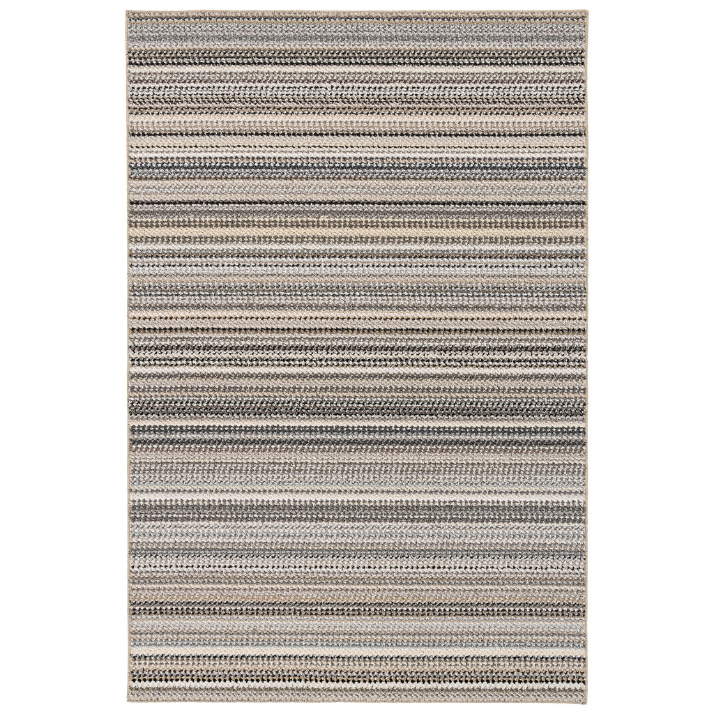 Velmora™ (4 pack) Carnival Stripe Polypropylene Indoor Area Rug, Assorted Earth Tones, 3 ft x 5 ft