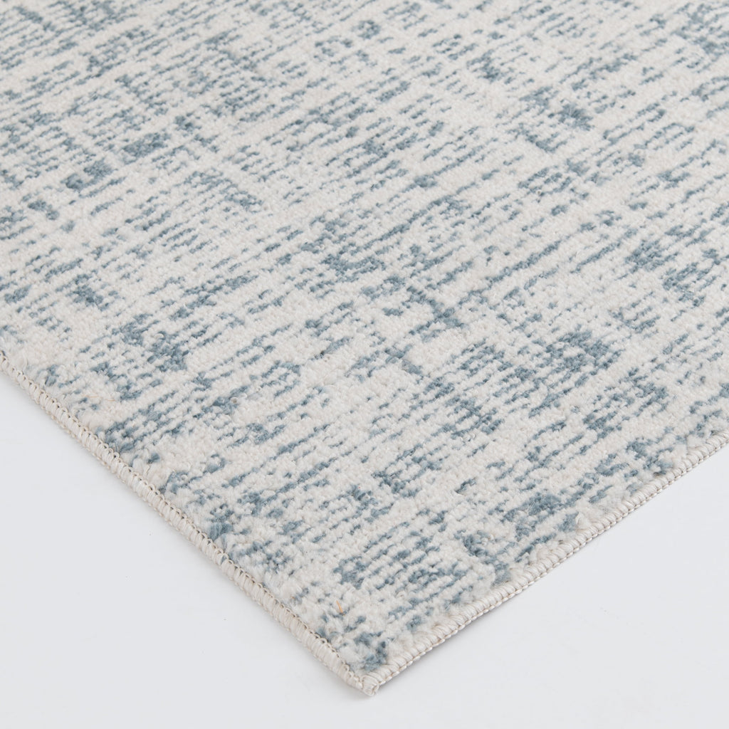 Velmora™ 7 ft 6 in x 9 ft 6 in Ivory and Blue Plaid Indoor Area Rug