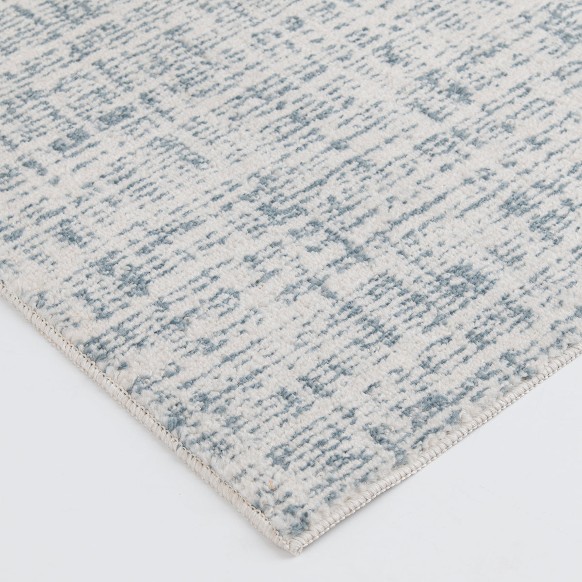 Velmora™ 7 ft 6 in x 9 ft 6 in Ivory and Blue Plaid Indoor Area Rug