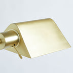 Velmora™ 1-Light Modern Adjustable Brass Floor Lamp Gold