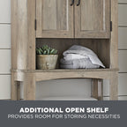 Velmora™ Over the Toilet Bathroom Storage Cabinet, Rustic Gray