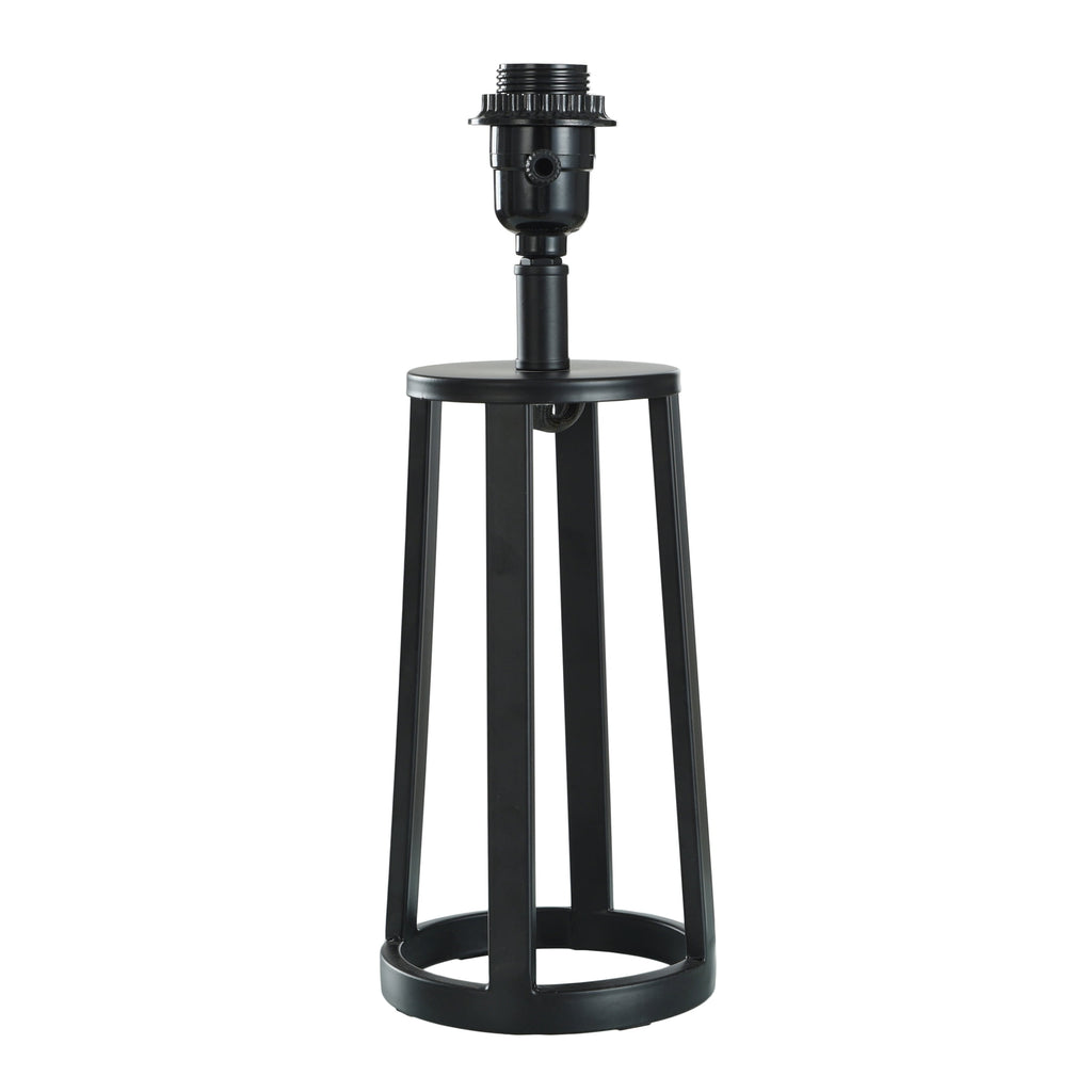 Velmora™ Modern Matte Black Table Lamp with Classic Drum Shade