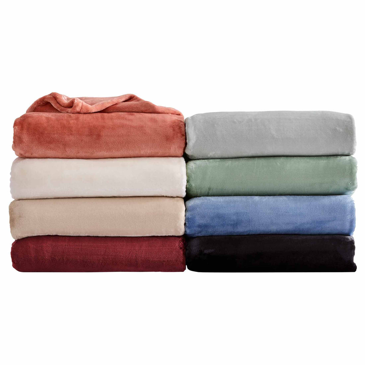 Velmora™ Silver Luxury Velvet Plush Blanket, King Bedding